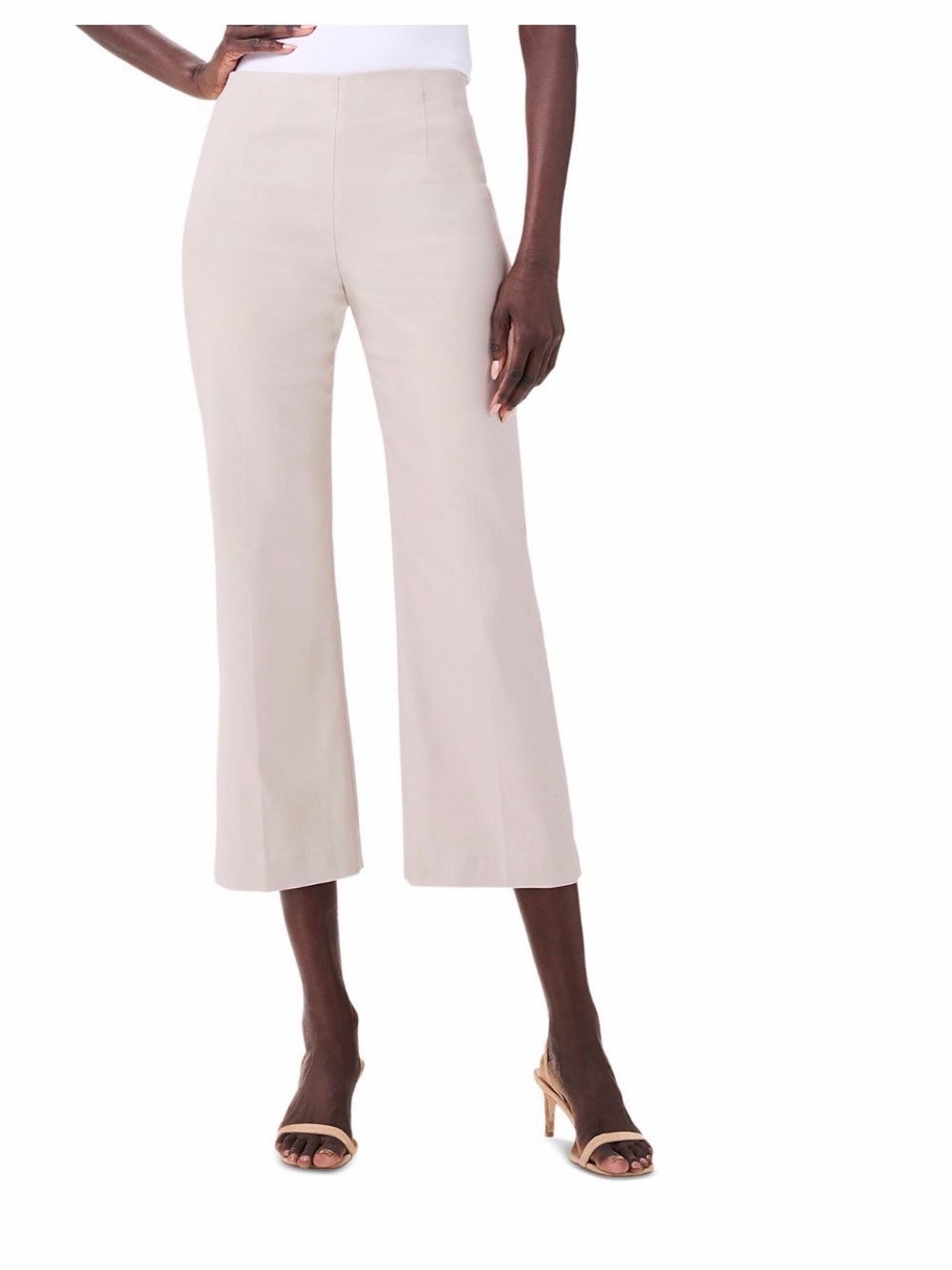 New With Tags Nic and Zoe Polished Wonderstretch Wide Leg Crop Sz 6